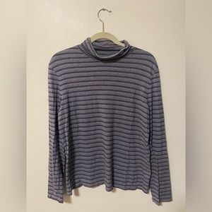 Sonoma Striped Turtleneck Long Sleeve